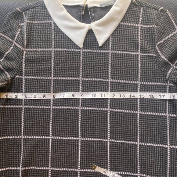 🍄487-You Are Frocking Cute💛 Suzy Shier Collared Black & White Frock - Picture 4 of 12